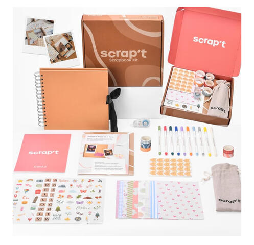 Scrapbooking Kit - creative memory keeping for quiet cozy moments