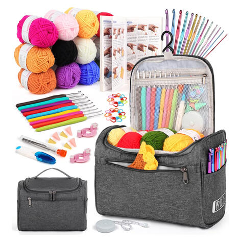 Crochet Kit - simple stitching for slow, relaxing creative time