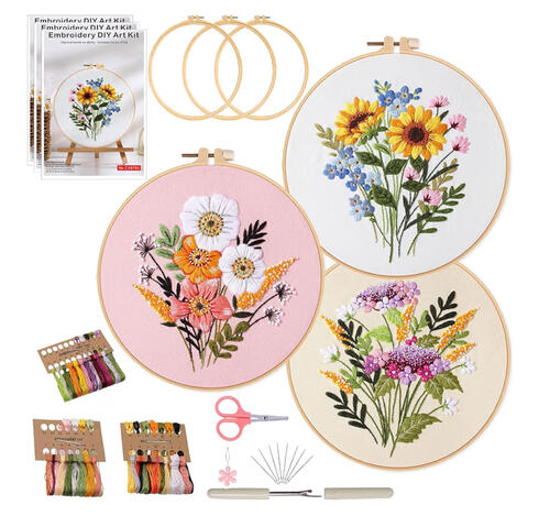 Cross Stitch Kit - gentle handcrafting that encourages calm focus