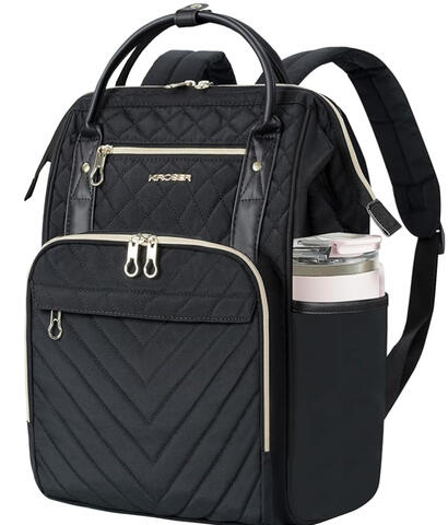 Laptop backpack for carrying work essentials