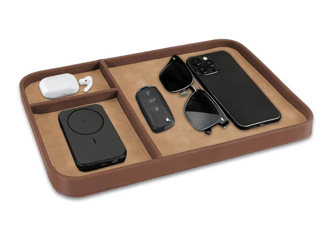 Nightstand organizer for tidy bedside tables